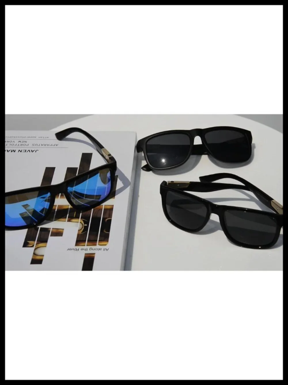 Unisex Oversized Square Polarized Sunglasses UV400 Protection